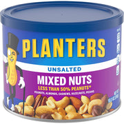 Planters Unsalted Roasted Mixed Nuts